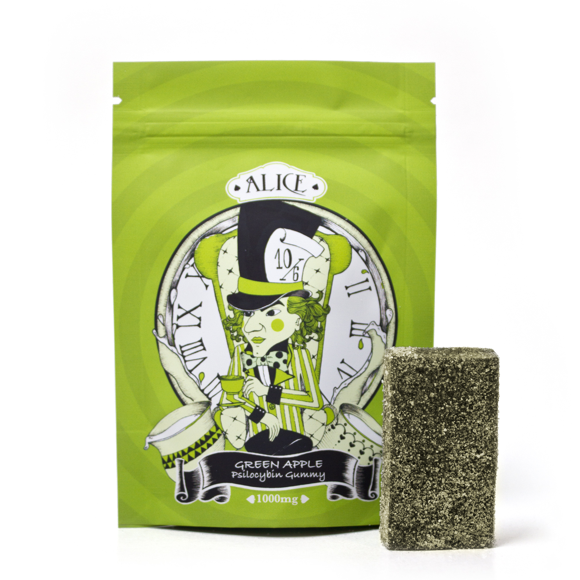 Alice Green Apple Mushroom Gummy (1000mg) For Sale Australia