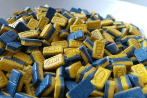 Blue Yellow IKEA 220mg mdma For Sale Online