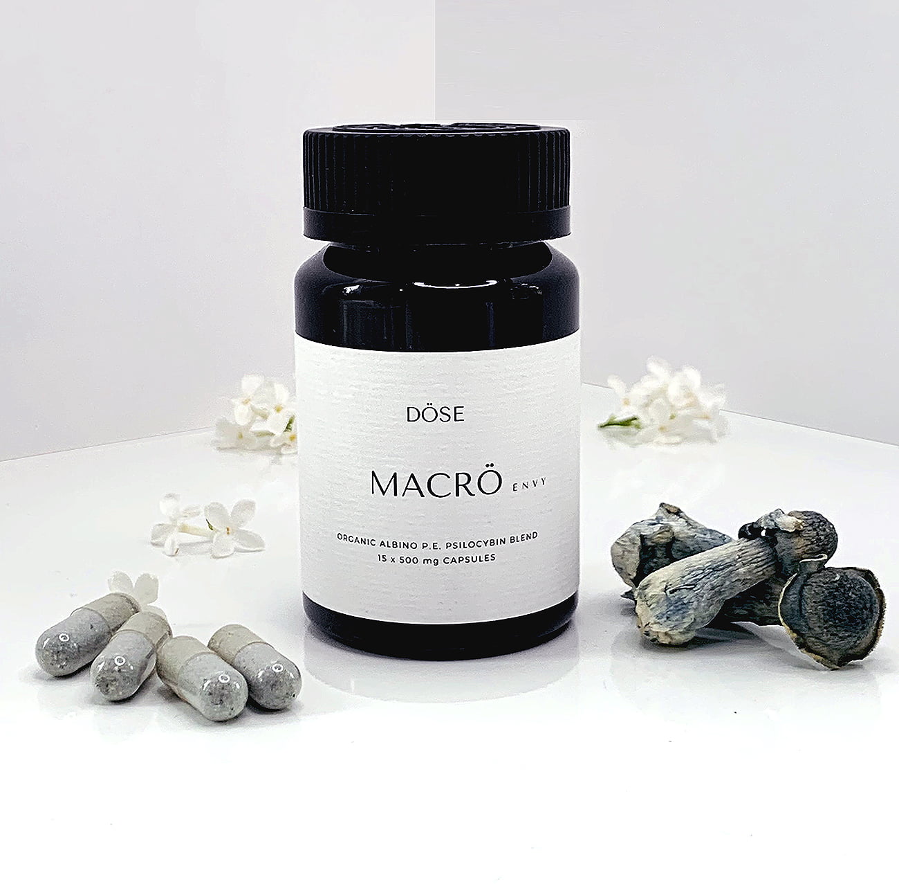 Dose MACRO Envy Albino P.E Psilocybin Capsules