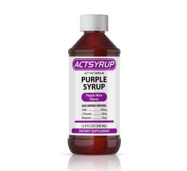 Buy Actsyrup Purple Peach-Mint Flavor in Sydney Australia