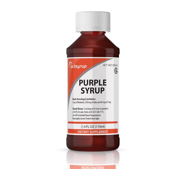 Buy Actsyrup Purple Peach-Mint Flavor in Australia Online